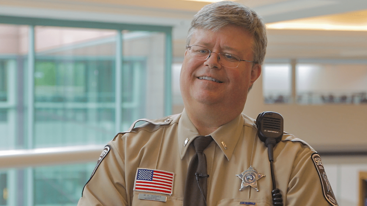 Preview thumbnail of Hennepin County Sheriff video. Links to Hennepin County Sheriff Testimonial Page